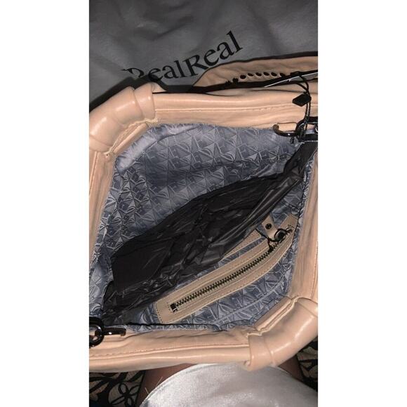 Diane Von Furstenberg Lamb  Leather Studded Bag like new maribelle spring boho - Picture 5 of 9